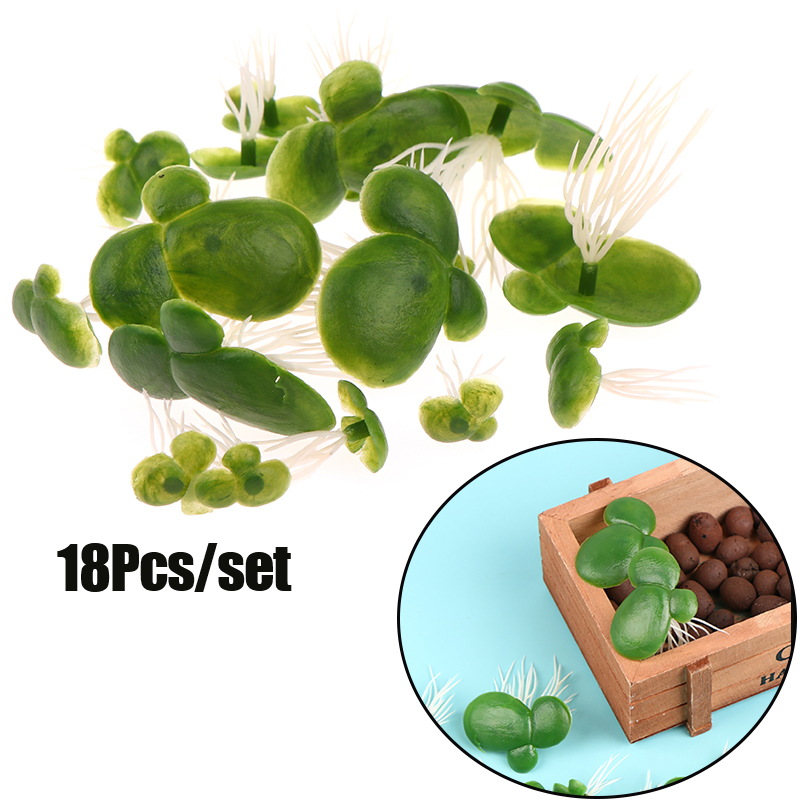 Aquarium Plant Roots - 18 szt./zestaw akwarium dekoracja sztuczne pływające