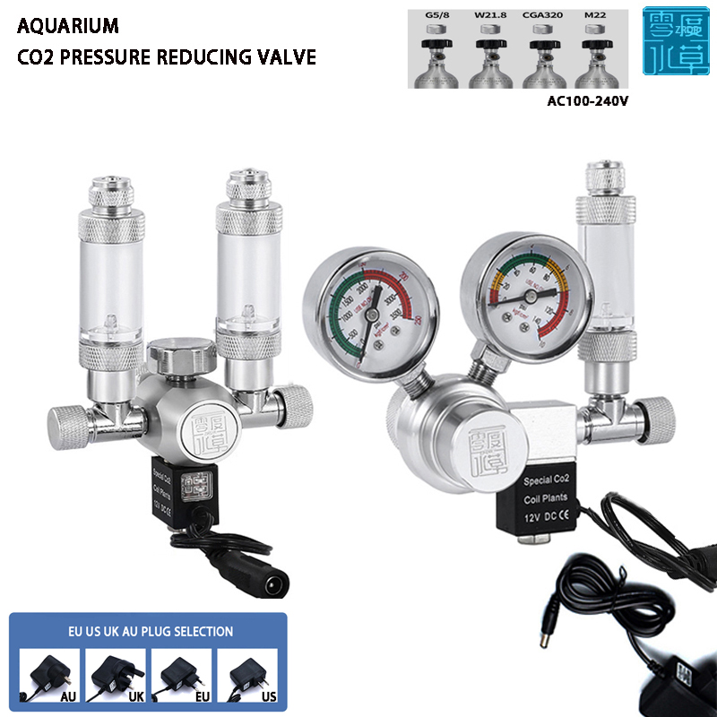 Aquarium Plant Grass - Regulator CO2 do akwarium, zawór elektromagnetyczny,
