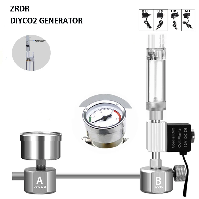 Planted Aquarium Tank Kit - Zestaw do samodzielnego montażu reaktora CO2