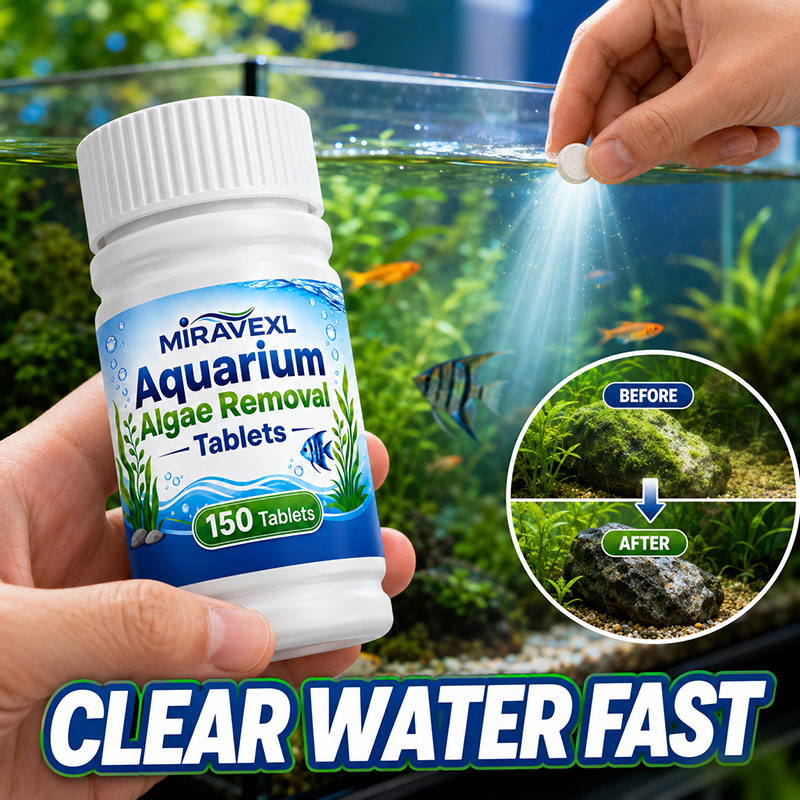 Aquarium Plant Grass - MIRAVEXL 150 Tabletki do usuwania alg