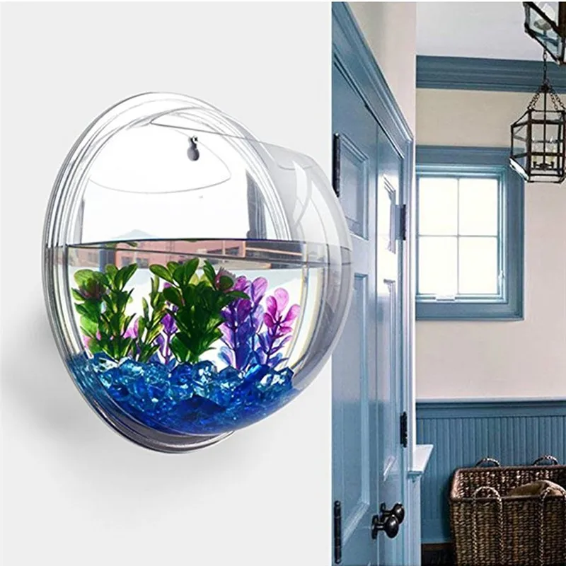 Aquarium Plant Grass - Przezroczyste akrylowe wiszące na ścianie akwarium,