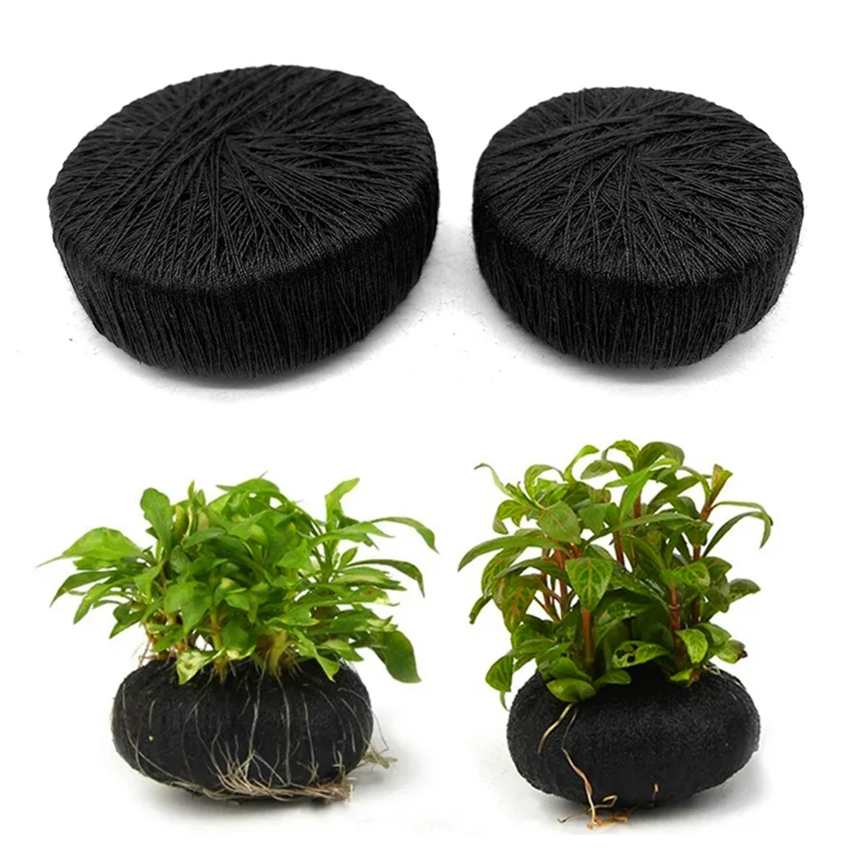 Aquarium Plant Roots - 5 sztuk czarny akwarium woda trawa