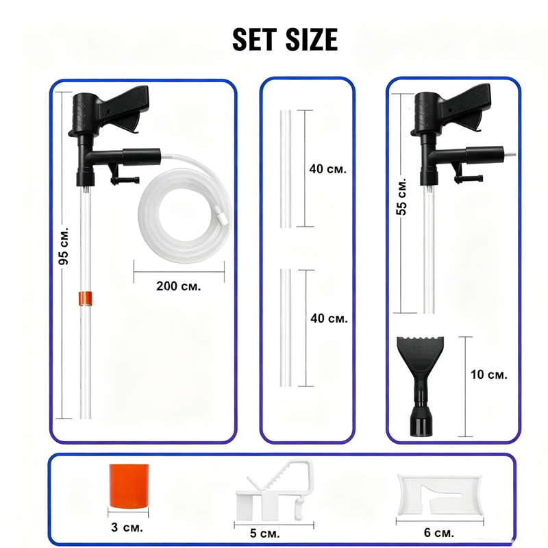 Pompa do wymiany wody w akwari – Planted Aquarium Kit recenzja i cena