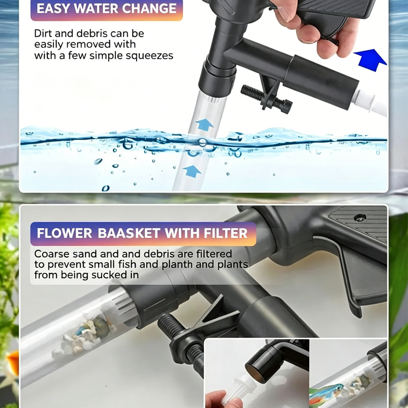 Pompa do wymiany wody w akwari – Planted Aquarium Kit recenzja i cena
