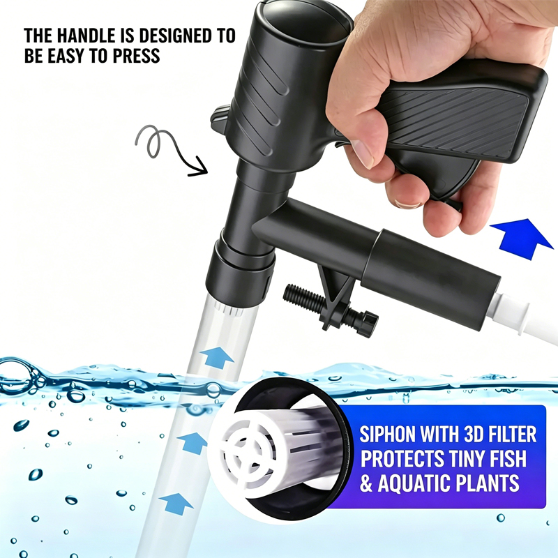Pompa do wymiany wody w akwari – Planted Aquarium Kit recenzja i cena