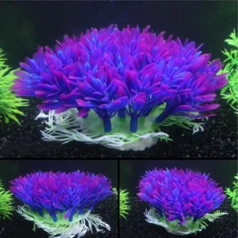 Sztuczne szerokie krótkie akwa – Aquarium Plant Grass recenzja i cena