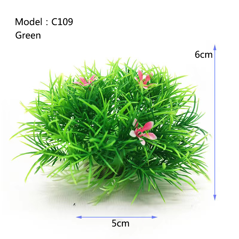 Sztuczne szerokie krótkie akwa – Aquarium Plant Grass recenzja i cena