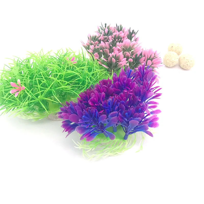 Sztuczne szerokie krótkie akwa – Aquarium Plant Grass recenzja i cena
