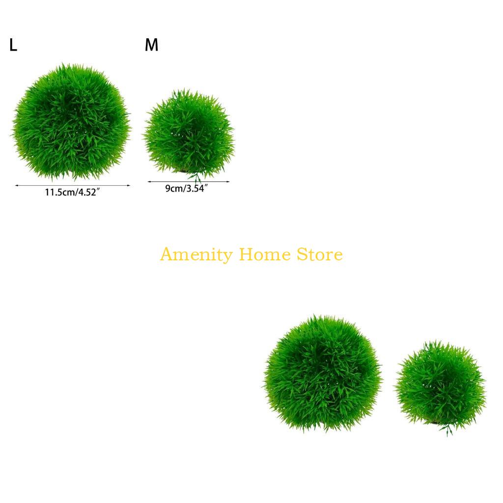 F26C Zielony sztuczny Marimo d – Aquarium Plant Roots recenzja i cena