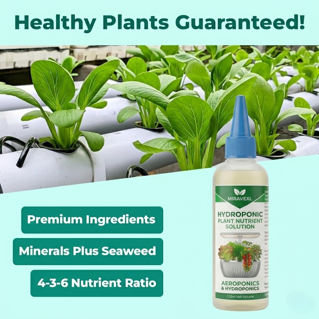 MIRAVEXL 115ml Hydroponiczny P – Liquid Fertilizer All In recenzja i cena